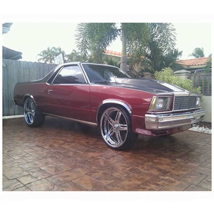El camino top fender flares