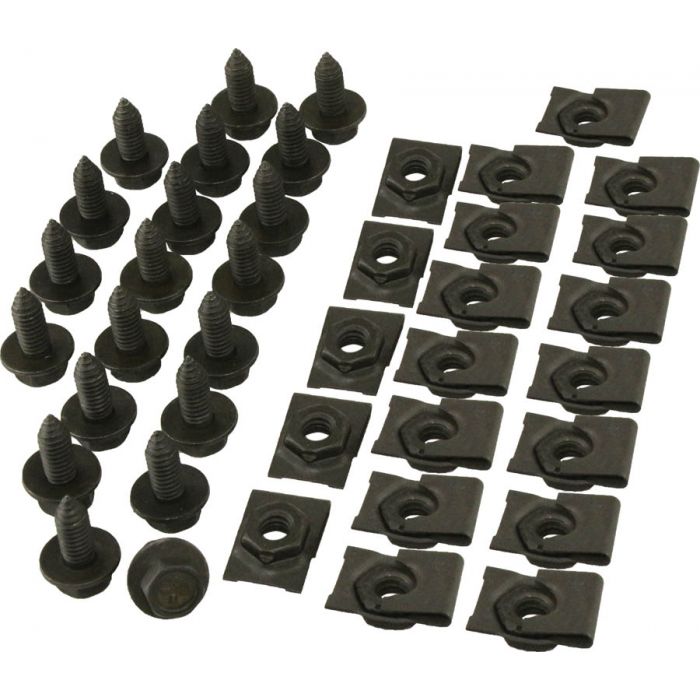 1946-1980 GM 10pk 3/8-16 Extruded Fender U-Nuts Clips Hood Body Panel Trunk 