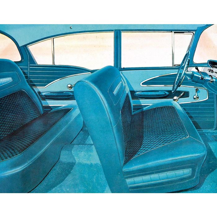 Full Size Chevy Seat Cover Set 4 Door Sedan Bel Air 1958 - 1957 Chevrolet Bel Air Seat Covers Full Size Chevy Seat Cover Set 4 Door Sedan Bel Air 1958 - 1957 Chevrolet Bel Air Seat Covers