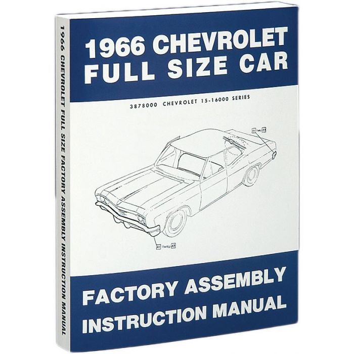 1966 Chevrolet Full-Size Car Factory Assembly Instruction Manual