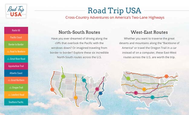 Great Road Trips Website