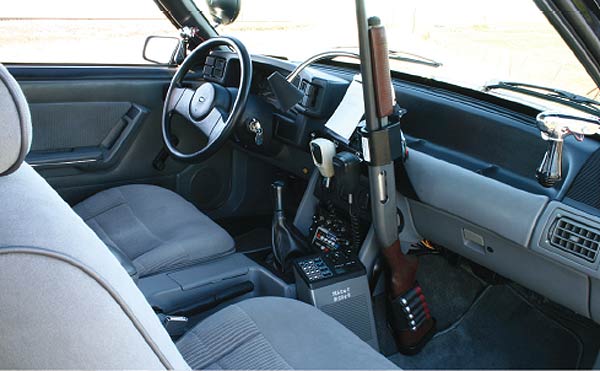 Mustang Special Service Package interior